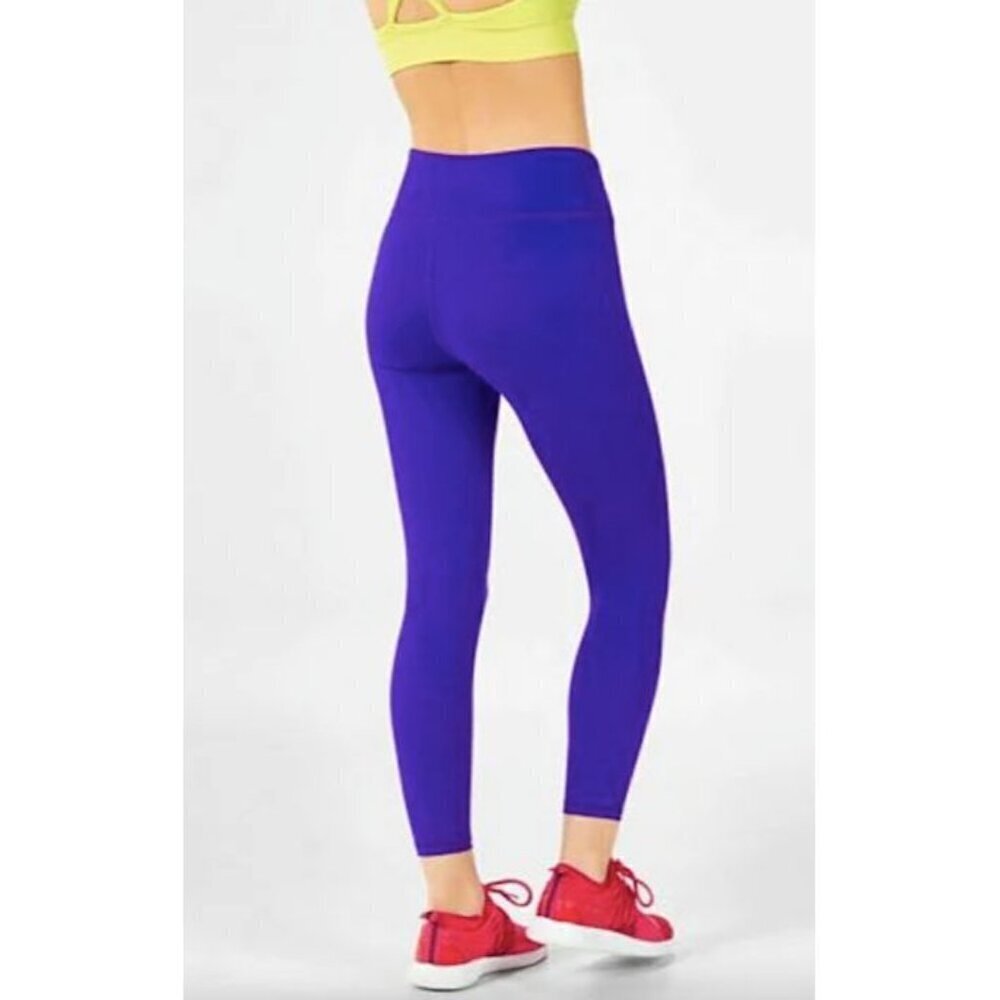Fabletics Mid-Rise PowerFlex 7/8 Length Workout Leggings IRIS Size Small - Picture 2 of 14